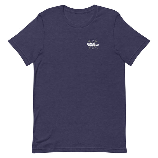 Fast & furious born for speed t-shirt - heather midnight navy