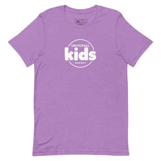 Universal kids resort t-shirt logo - purple