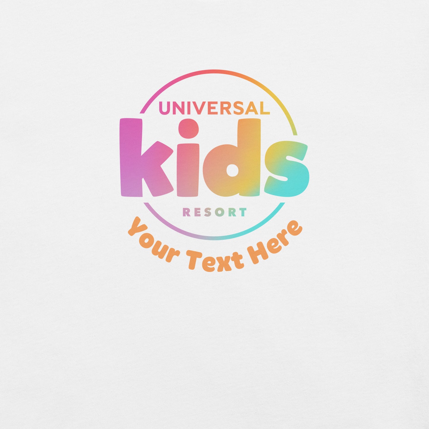Universal Kids Resort Personalized T-Shirt Logo