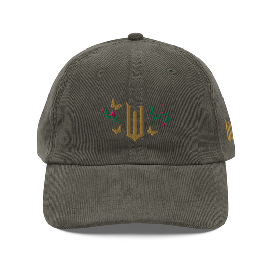 Wicked w vintage corduroy cap - olive
