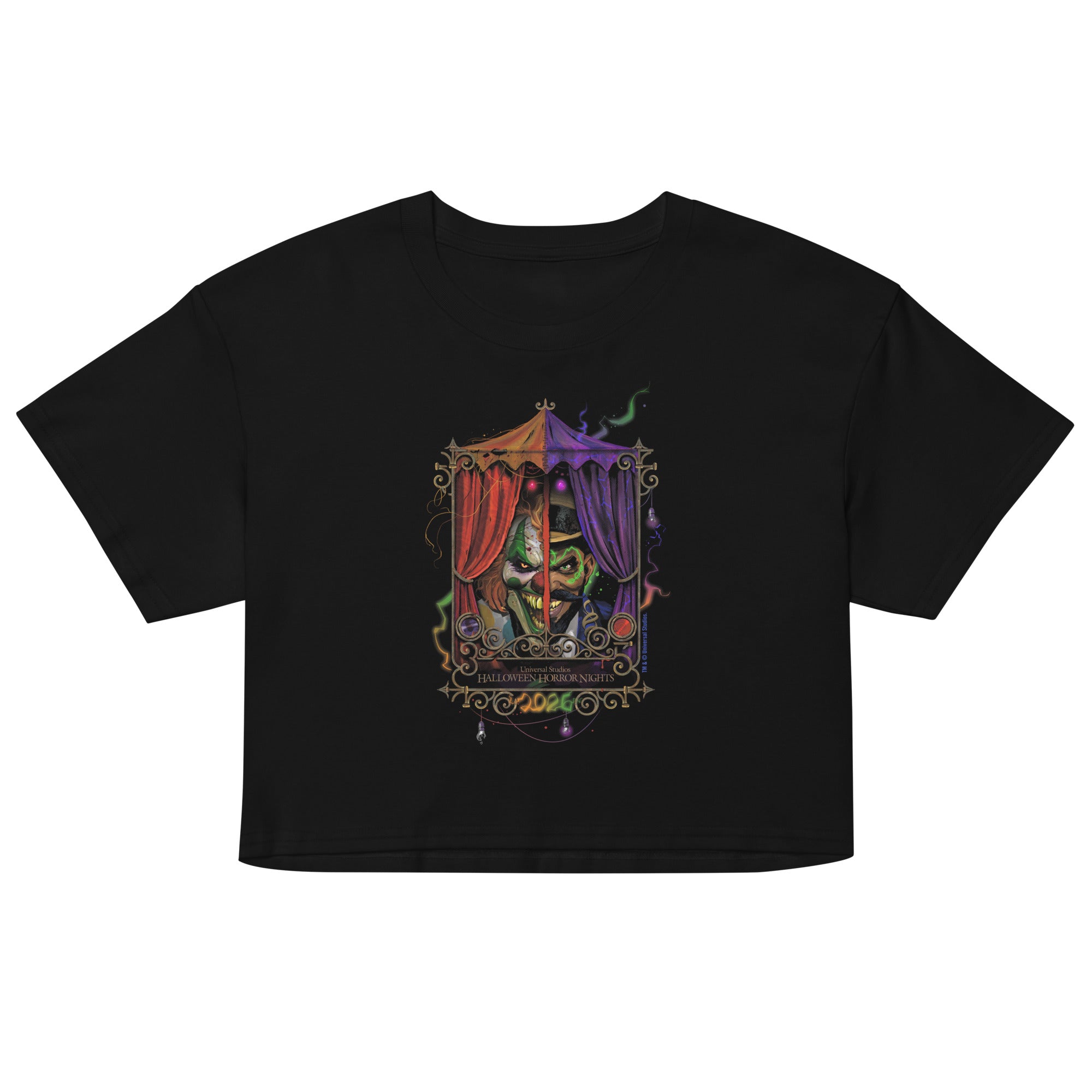 Halloween Horror Nights 2026 Women's Crop Top Featuring Jack the
