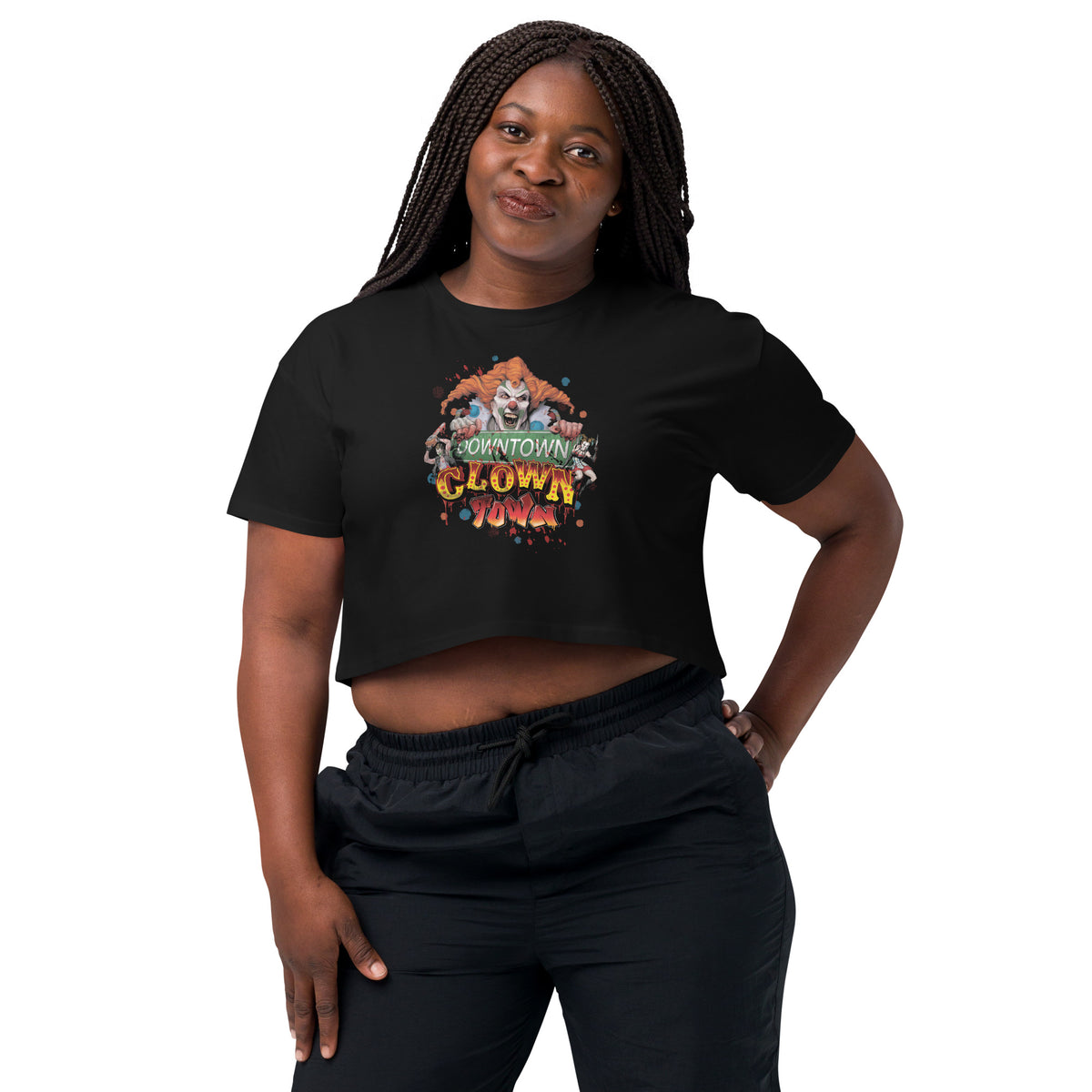 Halloween Horror Nights 2026 Crop Top Downtown Clown Town