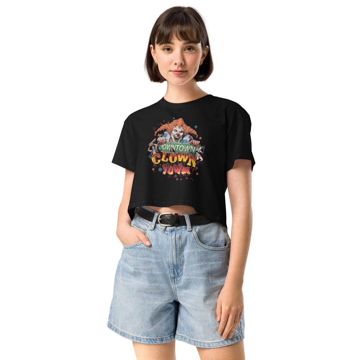 Halloween Horror Nights 2026 Crop Top Downtown Clown Town