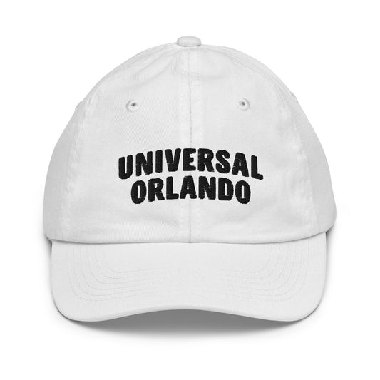 Universal orlando resort embroidered youth hat - white
