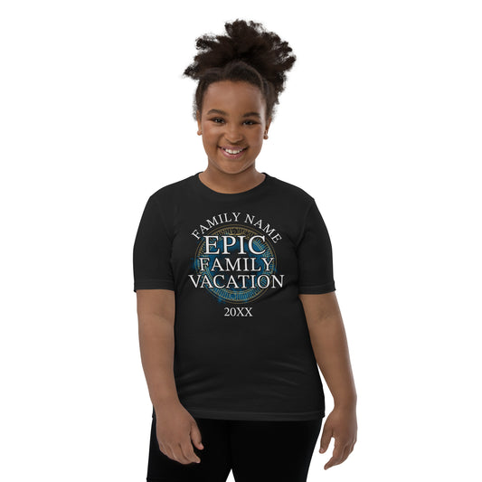 Epic Universe Family Vacation Personalized Youth T-Shirt