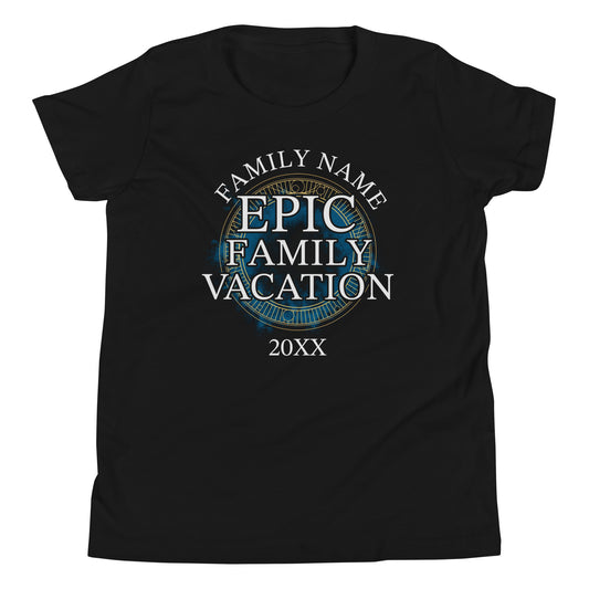 Epic Universe Family Vacation Personalized Youth T-Shirt