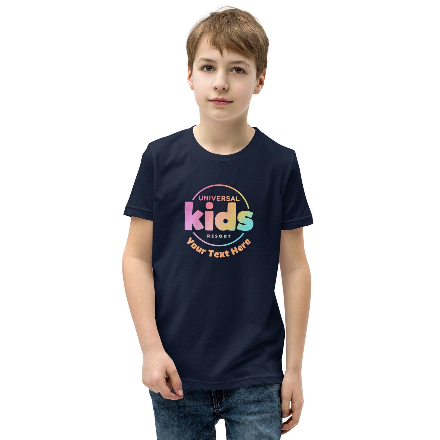 Universal Kids Resort Personalized Youth T-Shirt Logo