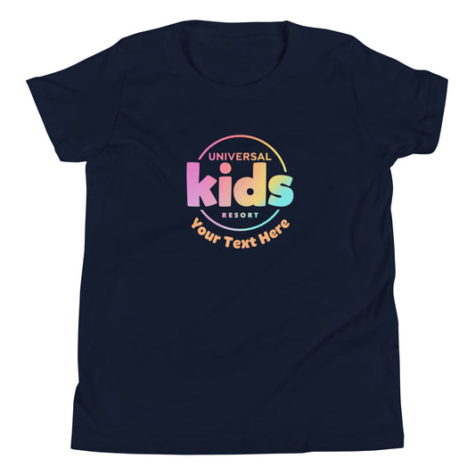 Universal Kids Resort Personalized Youth T-Shirt Logo