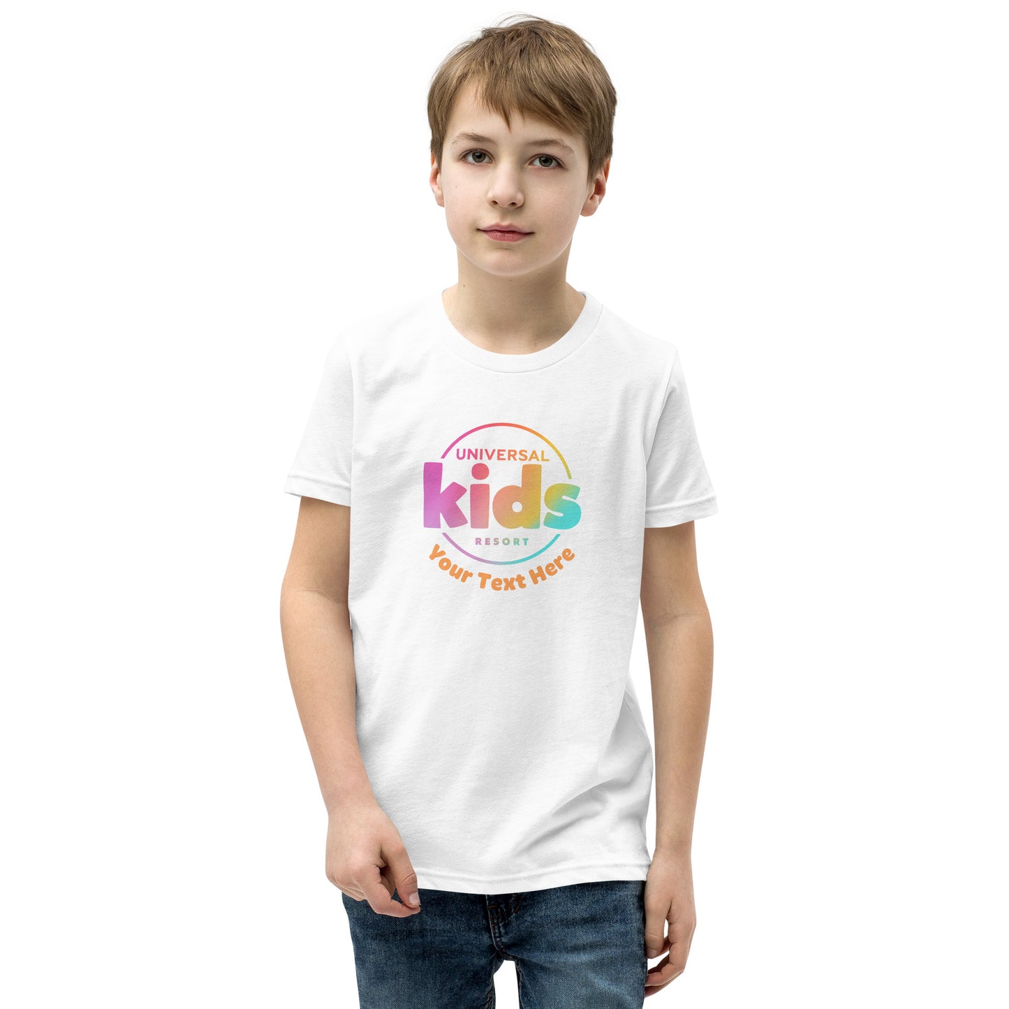 Universal Kids Resort Personalized Youth T-Shirt Logo
