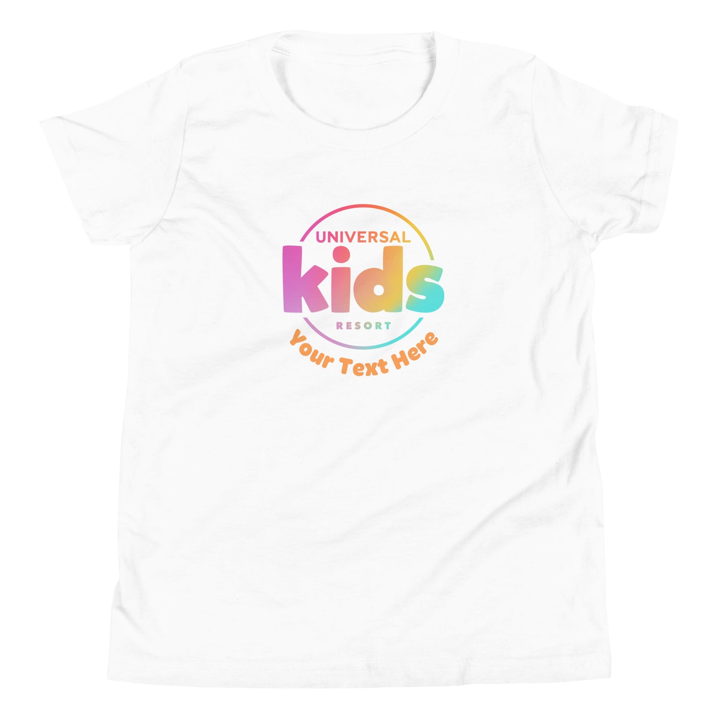 Universal Kids Resort Personalized Youth T-Shirt Logo
